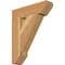 Ekena Millwork Traditional Slat Rough Sawn Bracket, Western Red Cedar, 4"W x 16"D x 20"H BKT04X16X20TRA06RWR - alternate 1